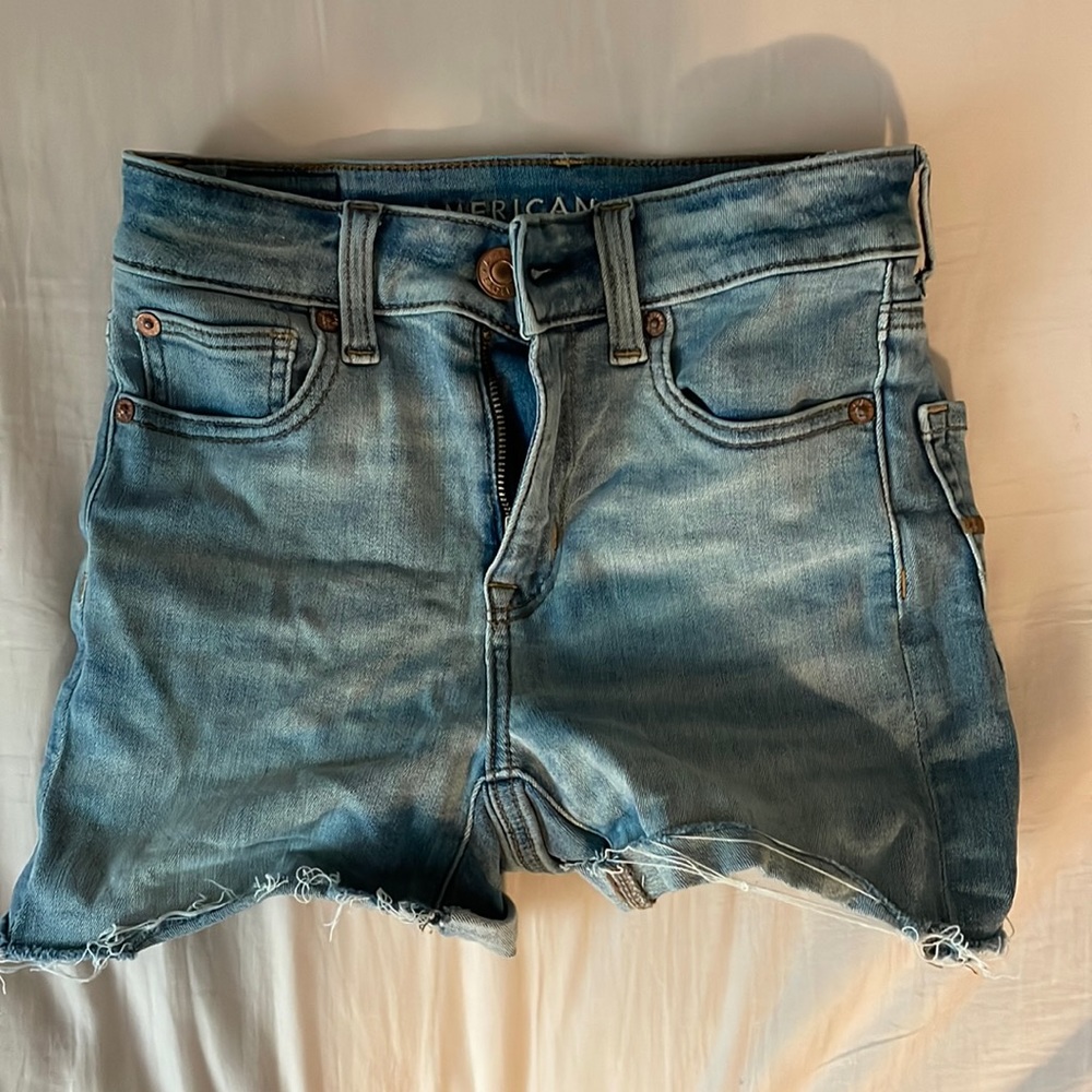 american eagle jean shorts